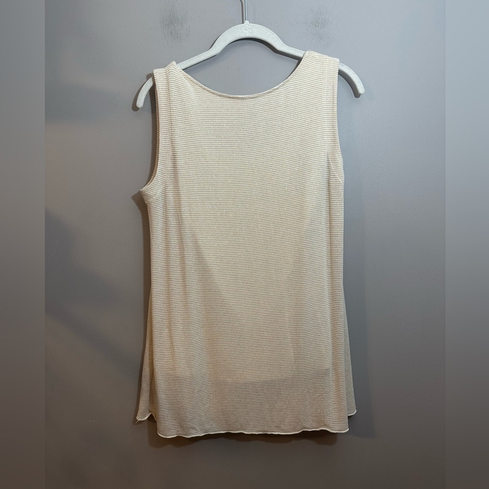 Miracle body by Miraclesuit Gold Stripe Tank Top Size M - Picture 5 of 8